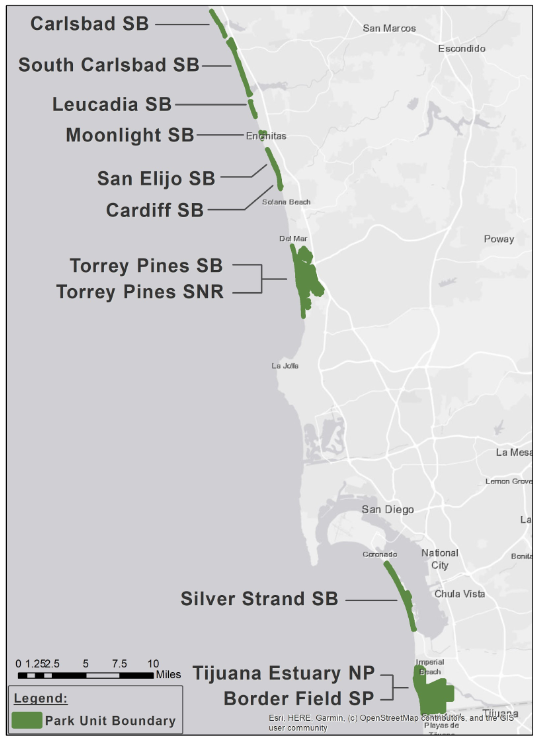 Map of locations